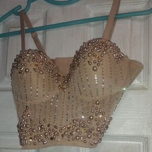 Embellished Bustier